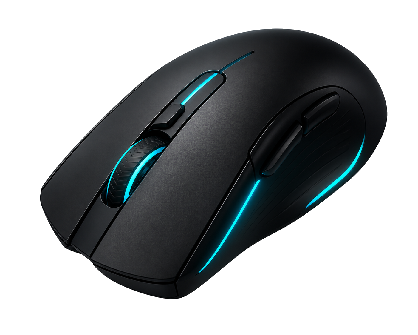Mouse ergonômico gamer preto