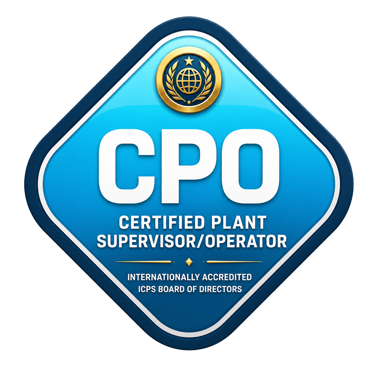 Emblema internacional da certificação CPO