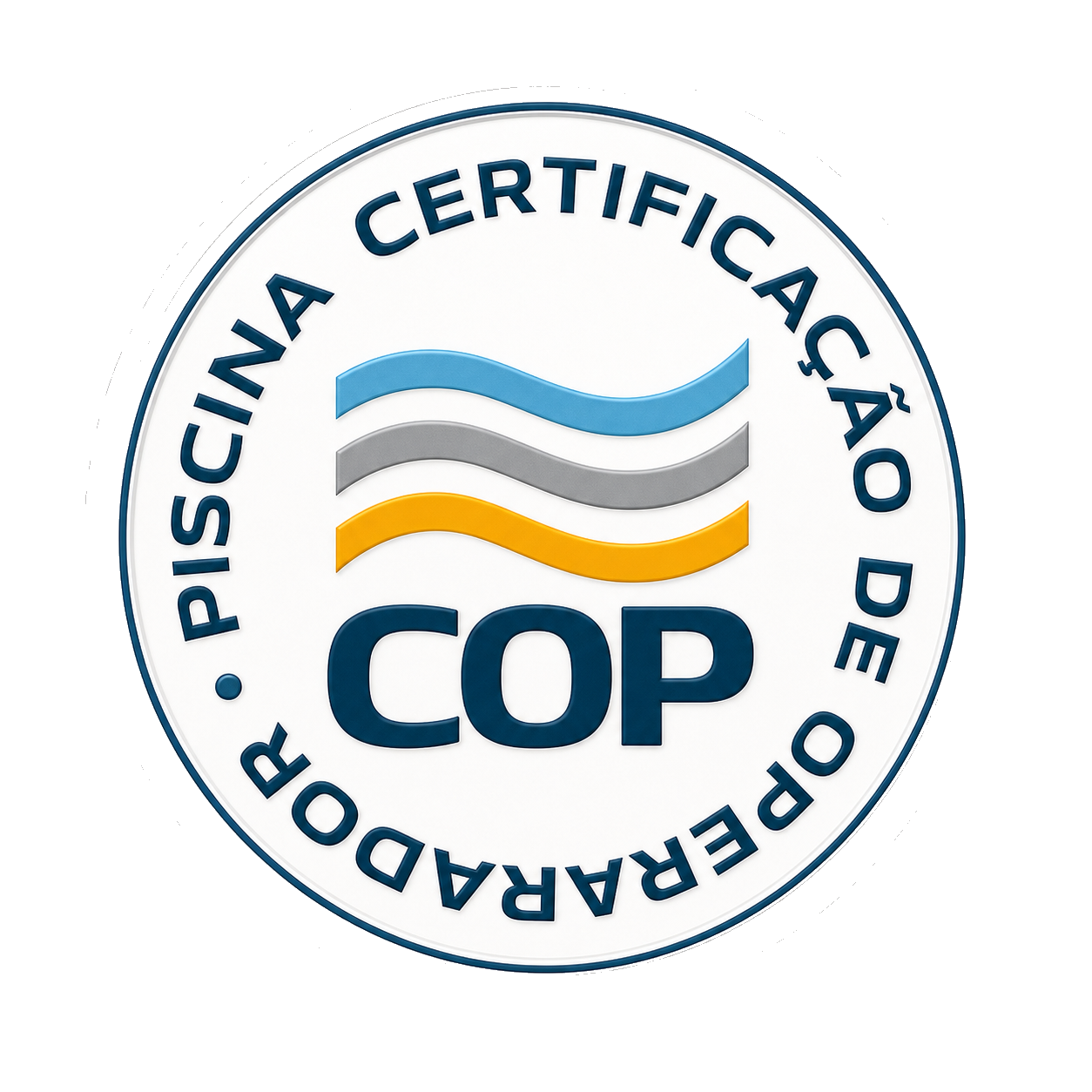 Selo oficial de certificação de operador COP
