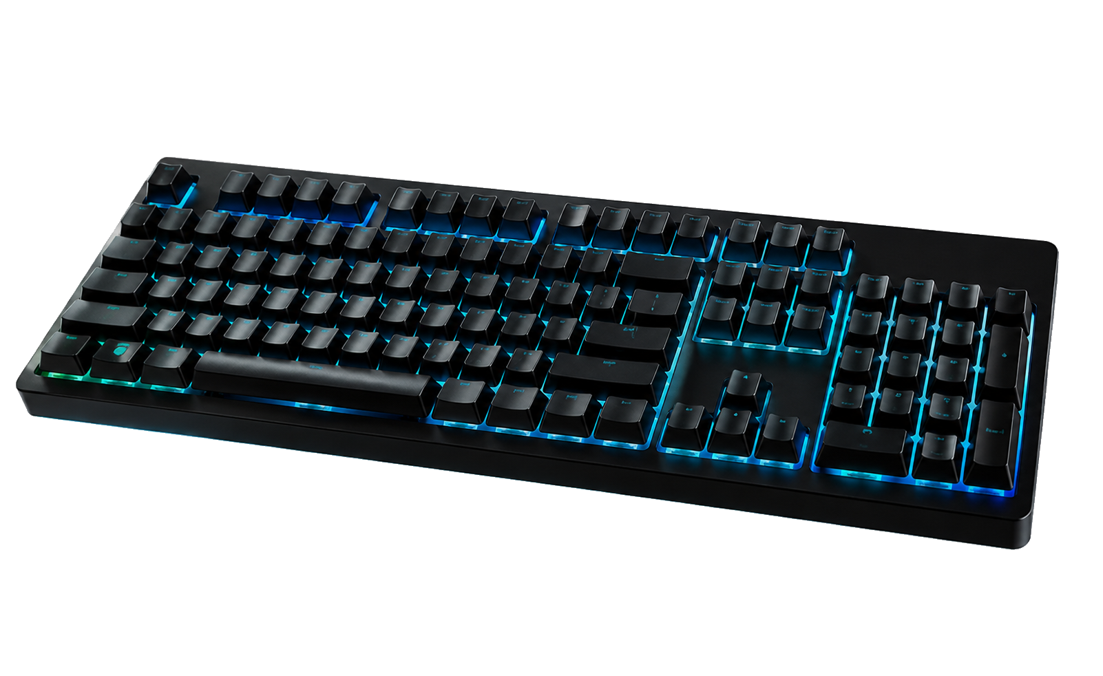 Teclado mecânico gamer completo com iluminação RGB