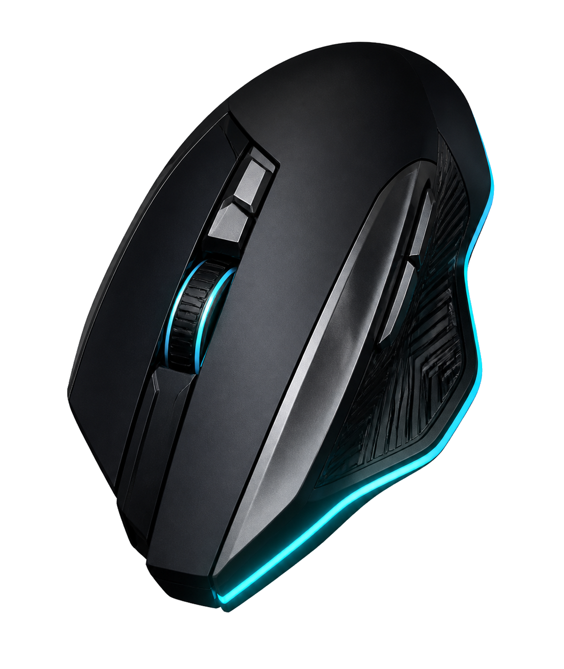 Mouse gamer preto de alta precisão