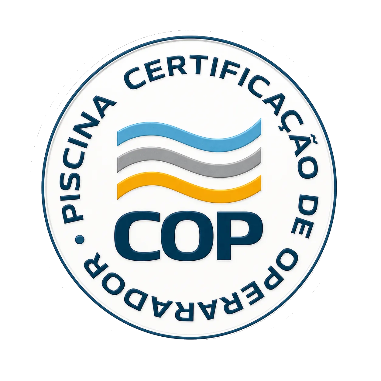 Selo oficial de certifica&ccedil;&atilde;o de operador COP