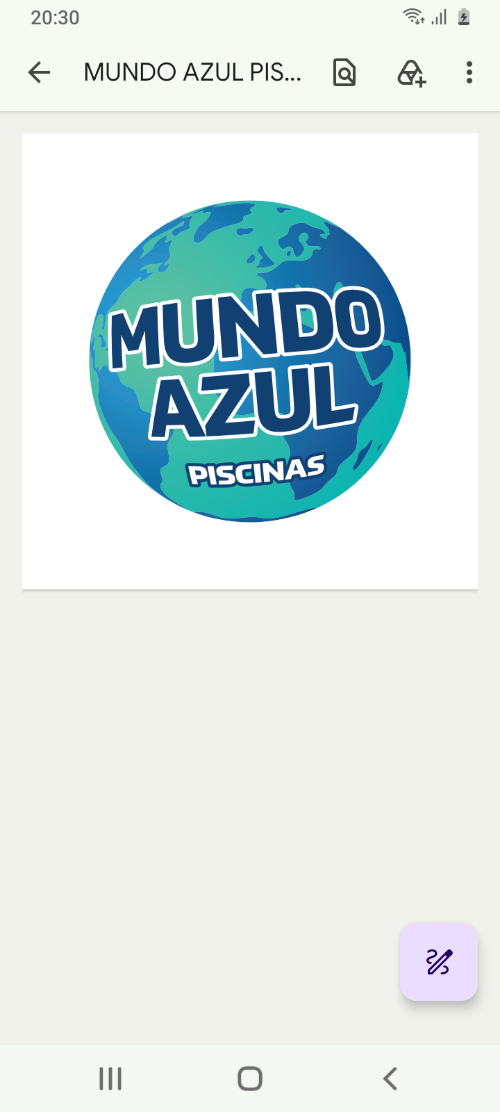 Logo Mundo Azul Piscinas